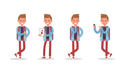 Office man worker character vector design. no23