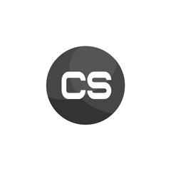 Initial Letter CS Logo Template Design