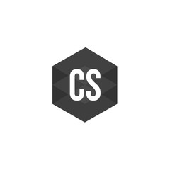 Initial Letter CS Logo Template Design