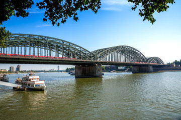 Hohenzollern bridge in Cologne