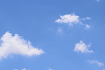 blue sky with beautiful cloud, nature background 