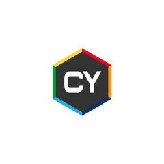 Initial Letter CY Logo Template Design