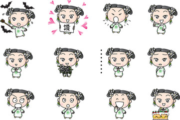 beauty life cartoon vector