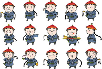 Forbidden City eunuch in the Qing Dynasty