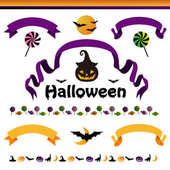 set of halloween