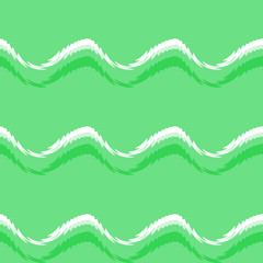 Seamless pattern background with multi-colored wavy lines.