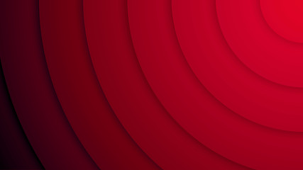 Background with circles in a paper style. With a variety of colors.
