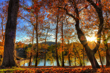 Charleston, West Virginia, in the fall | Daniel Boone Park
