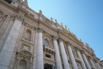Naklejka premium Vatican,Vatican-July 27,2018: St. Peter's Basilica, Vatican