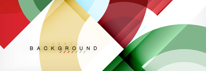 Obraz premium Vector circular abstract background