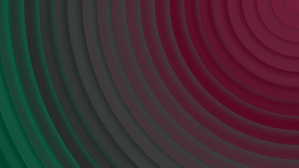 Background with circles in a paper style. With a variety of colors.