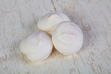 Delicious meringues cookies