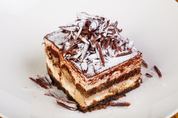 Sweet tiramisu cake