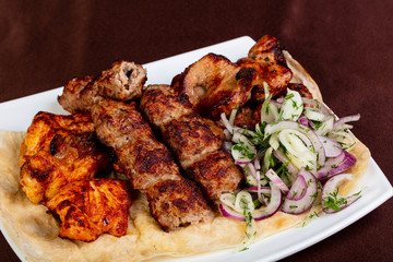 Mix shashlik plate