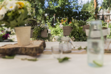 Landhaus Hochzeitsdekoration