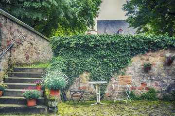 garden in Trier town