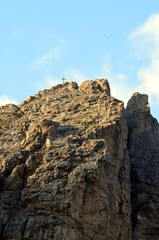 Fototapeta na wymiar view of the Italian Dolomites protected by UNESCO