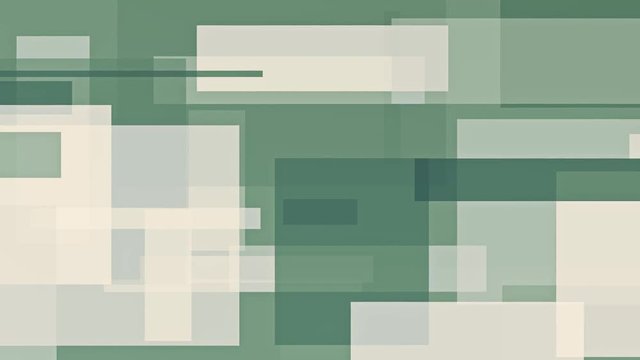 Abstract green frames and bars motion background