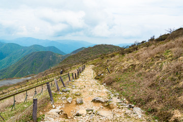 Naklejka premium 伊吹山の登山道
