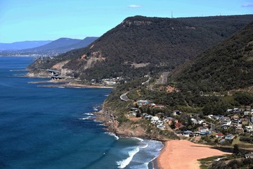 Sea Cliff bridge, New South wales, Australia