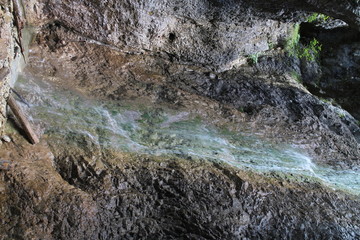 Ladder in Canyon Piecky in Slovenský raj (Slovak Paradise National Park),Slovakia