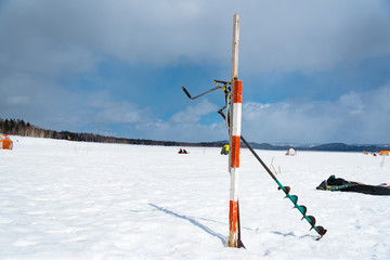 冬の北海道 朱鞠内湖