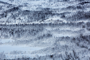 Fototapeta na wymiar Norwegens Norden im tiefsten Winter