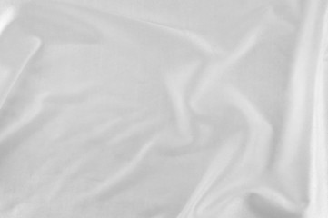 Obraz premium Smooth white silk or satin texture.