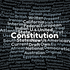 Constitution word cloud