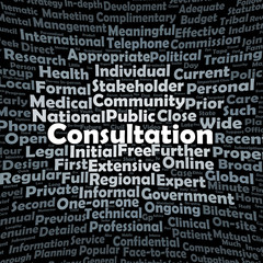 Consultation word cloud