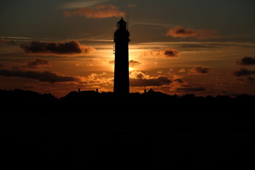 Leuchtturm an der Nordseek&uuml;ste
