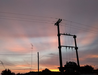 Amazing dramatic skies