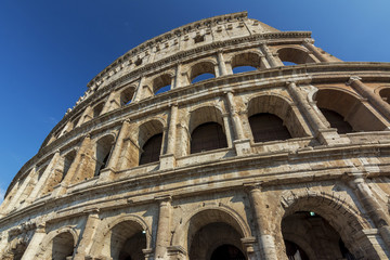 Fototapeta premium Coliseum is the main Landmark of Rome - Rome - Italy Coliseum is one of the main travel attractions - The Main symbol of Rome