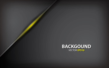 modern black background with light yellow vector