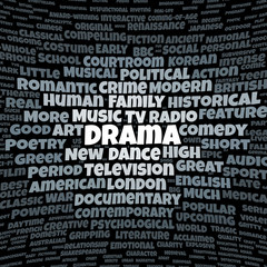 Drama word cloud