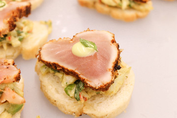 Seared Tuna Canape