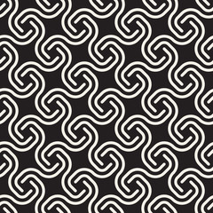 Vector seamless pattern. Modern stylish abstract texture. Repeating geometric tiles
