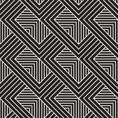 Vector seamless pattern. Modern stylish abstract texture. Repeating geometric tiles
