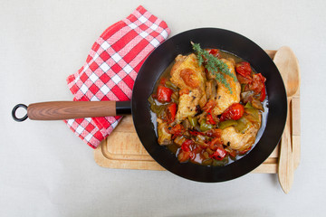 poulet basquaise