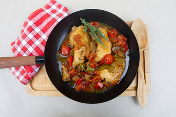 poulet basquaise