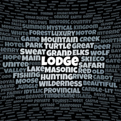 Lodge word cloud