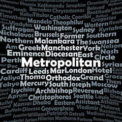 Metropolitan word cloud