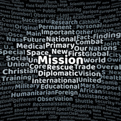 Mission word cloud