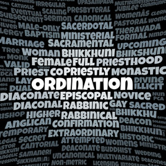Fototapeta premium Ordination word cloud