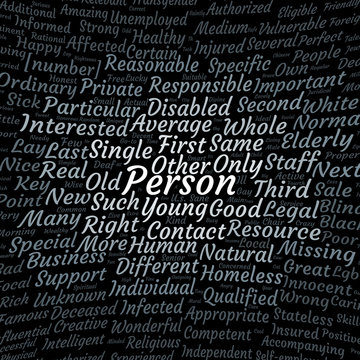 Person Word Cloud