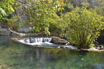 Blagaj Tekija: Bosnia's Beautiful Monastery Under A Cliff. It situated next to the source of the river Buna. The Tekija was first founded during the height of the Ottoman empire.