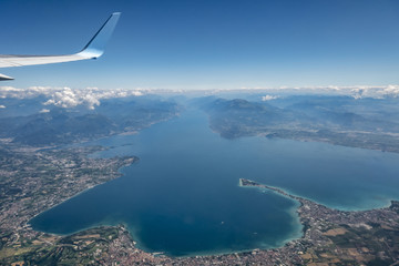 Lake Garda from the air