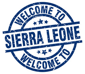 welcome to Sierra Leone blue stamp