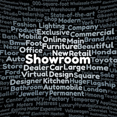 Showroom word cloud