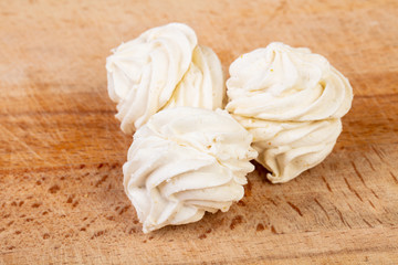 Tasty sweet merengue